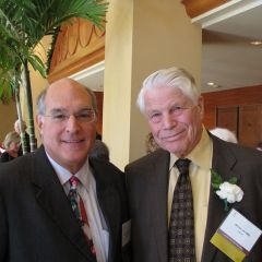 ISBA President Hassakis with Distinguished Counsellor Myles L. Jacobs