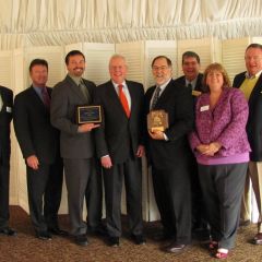 Attendees of the DuPage County Bar Association's 2010 Law Day Luncheon included (left to right): James McCluskey, Tim Bertschy, Dion Davi, John O'Brien, Bob Craghead, Richard Felice, Lisa Nyuli and William Peithman.