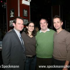 YLD Council members Debra Liss Thomas and Michael Bergmann (center) with guests