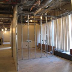 The new food serving area for CLE classes and events.