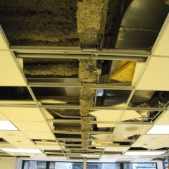 The training room ceiling will feature video projectors for better viewing during CLE presentations.