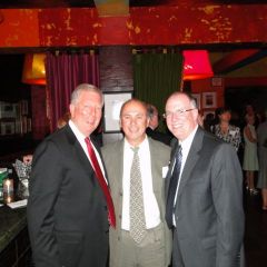 ISBA Mutual Executive Director Jon DeMoss, Leonard DeFranco, ISBA President-elect John Thies