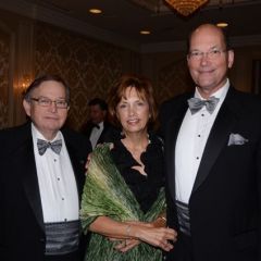 ISBA Board member Russell Scott, a Gala guest and IBF Treasurer Jim Lestikow