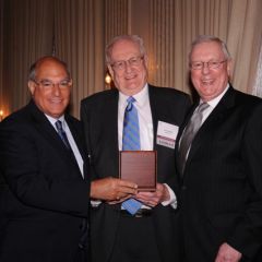 Laurete Leo H. Konzen receives his medal