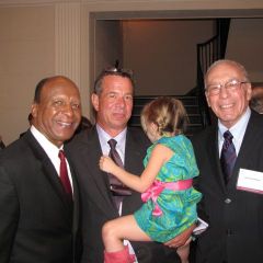 Illinois Secretary of State Jesse White, Laureate inductee and ATG President Peter Birnbaum and Miles Beermann