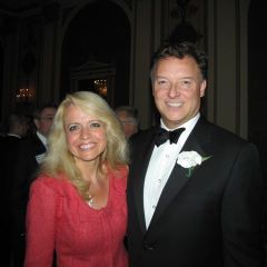 Michele Jochner and President Locallo