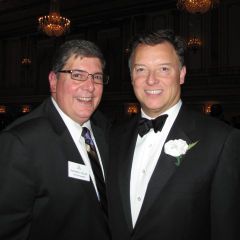 ISBA 3rd Vice President Rick D. Felice and ISBA President John G. Locallo