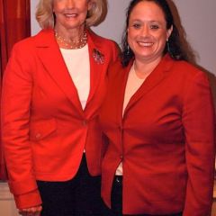 Lilly Ledbetter and Deidre Baumann
