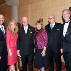 Pierre Priestley, Michele Jochner, Chicago Alderman Edward M. Burke, ISBA 3rd Vice President Paula H. Holderman, Chief Judge Holderman, John Norris, and Illinois Supreme Court Justice Anne M. Burke