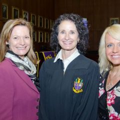 Chicago Alumni Chapter Board Member Julie Ann Sebastian, Jayne Reardon, Michele Jochner
