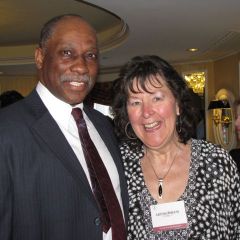 Judge Leonard Murray with Tish Sheats