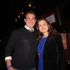 Holiday Party co-chairs Chris Niro and Anna Krolikowska