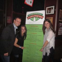 Sponsor Sign with Gregg Garofalo and friends