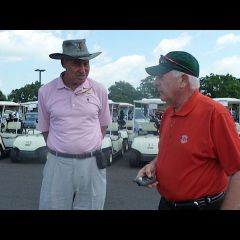 Cog Hill owner Frank Jemsek with event sponsor David Sosin
