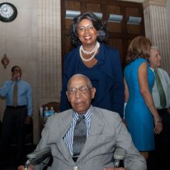 Judge Leighton and Hon. Dorothy Brown, Clerk of the Circuit Court of Cook County