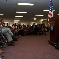 Hon. William J. Bauer, United States Court of Appeals for the Seventh Circuit, congratulated Judge Leighton, who is a friend and colleague.