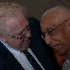 Criminal defense attorney Ed Genson and Judge Leighton