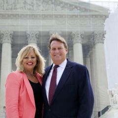 Admittee Brad Badgley and his wife Beth