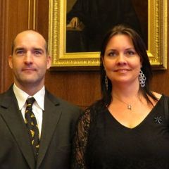 Admittee Thomas R. Siegel and wife Liana