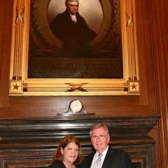 The Hon. Dennis Burke and his wife Carol