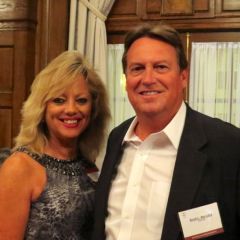 Admittee Brad Badgley and wife Beth