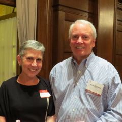 Admittee Michael Knippen and guest