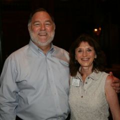 ISBA Executive Director Bob Craghead and event organizer ISBA Director of Bar Services Janet Sosin