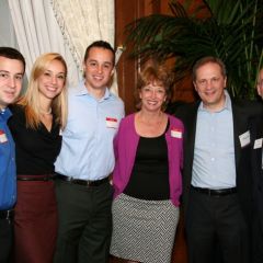 Michael C. Foltz and family with John Thies