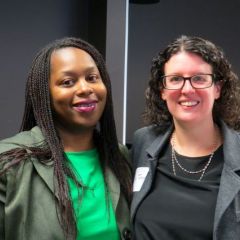 Mentee Carolyn Muhammad and mentor Sarah Toney
