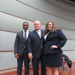 Azar Alexander, Hon. Russell Hartigan, and Adriana Preston