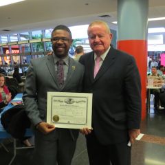 Lesly Flanagan and Hon. Russell Hartigan