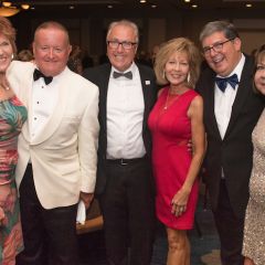 President Hartigan, Umberto Davi, Richard Felice, and their wives