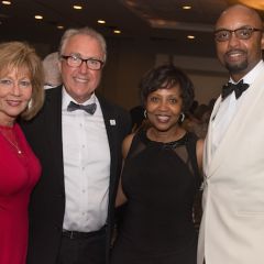 Umberto Davi, Vincent Cornelius, and their wives