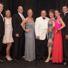 President Russell Hartigan and family