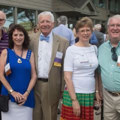 Janet Sosin, third vice president David Sosin, Jodie Thies, and David Thies
