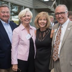 Hon. Lloyd Karmeier, Mary Karmeier, Janet Davi, and Umberto Davi
