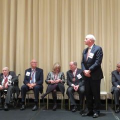 Michael Reagan is introduced
