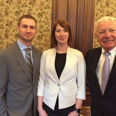 Mackenzie Leigh Frizzell with family and David Sosin