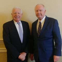 ISBA President Elect David Sosin and Illinois Supreme Court Justice Thomas Kilbride