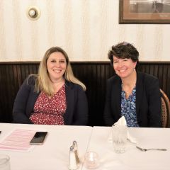 Ashley Davis (Feldman Wasser) SCBA President (left)