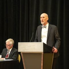 ISBA Mutual's President & CEO Jeff Strand addresses the Assembly.