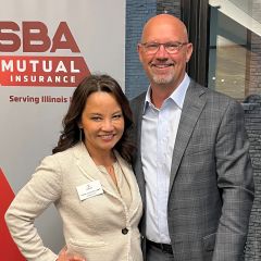 President Shawn Kasserman and President-Elect Sonni Choi Williams